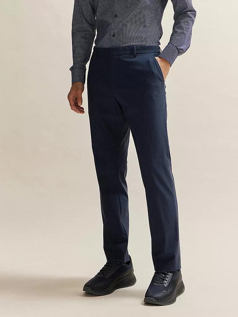 BOSS | Anzughose | Bleu foncé