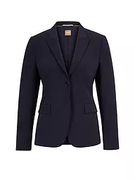 BOSS | Blazer coupe droite JULEAH | Bleu foncé