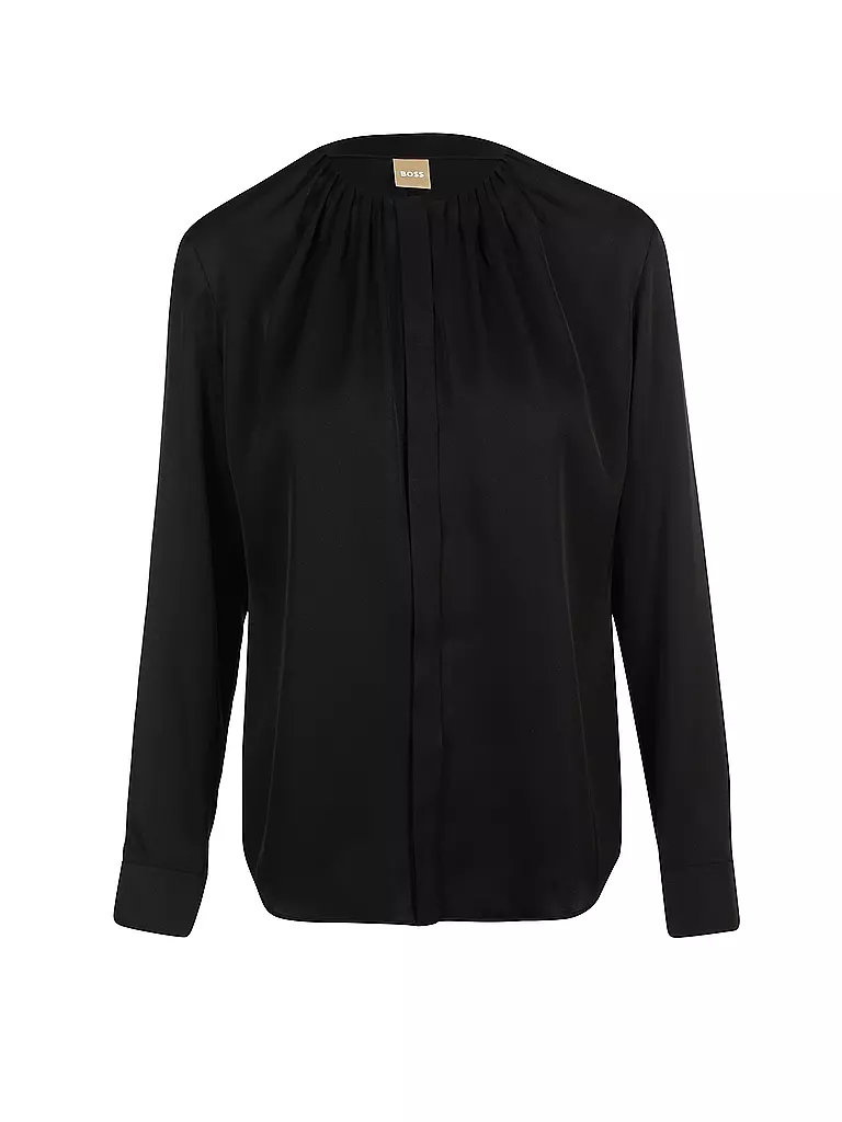 BOSS | Blouse en soie BANORA | schwarz
