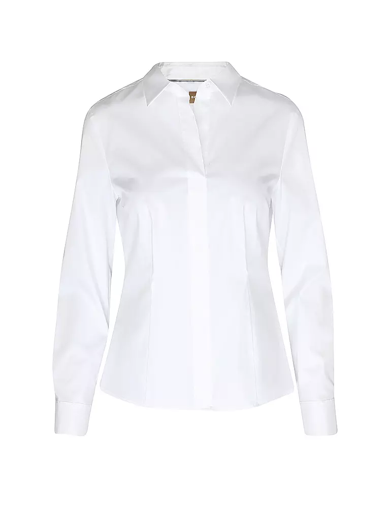 BOSS | Blouse Slim Fit BASHINA | weiss