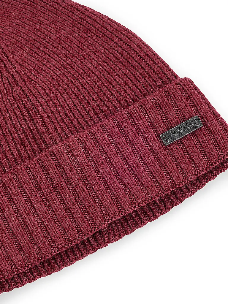 BOSS | Bonnet - Haube FATI | dunkelrot