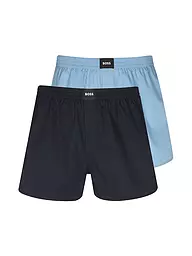 BOSS | Boxershorts lot de 2 open blue | Bleu foncé