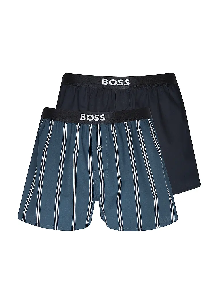 BOSS | Boxershorts lot de 2 bleu ouvert | Bleu