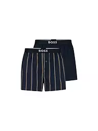 BOSS | Boxershorts lot de 2 open blue | Bleu