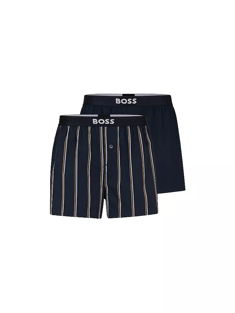 BOSS | Boxershorts lot de 2 open blue | Bleu