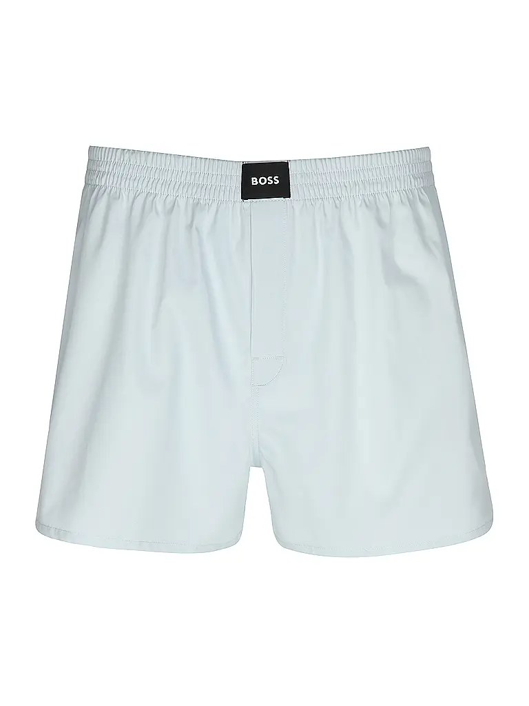 BOSS | Boxershorts lot de 2 open blue | weiss