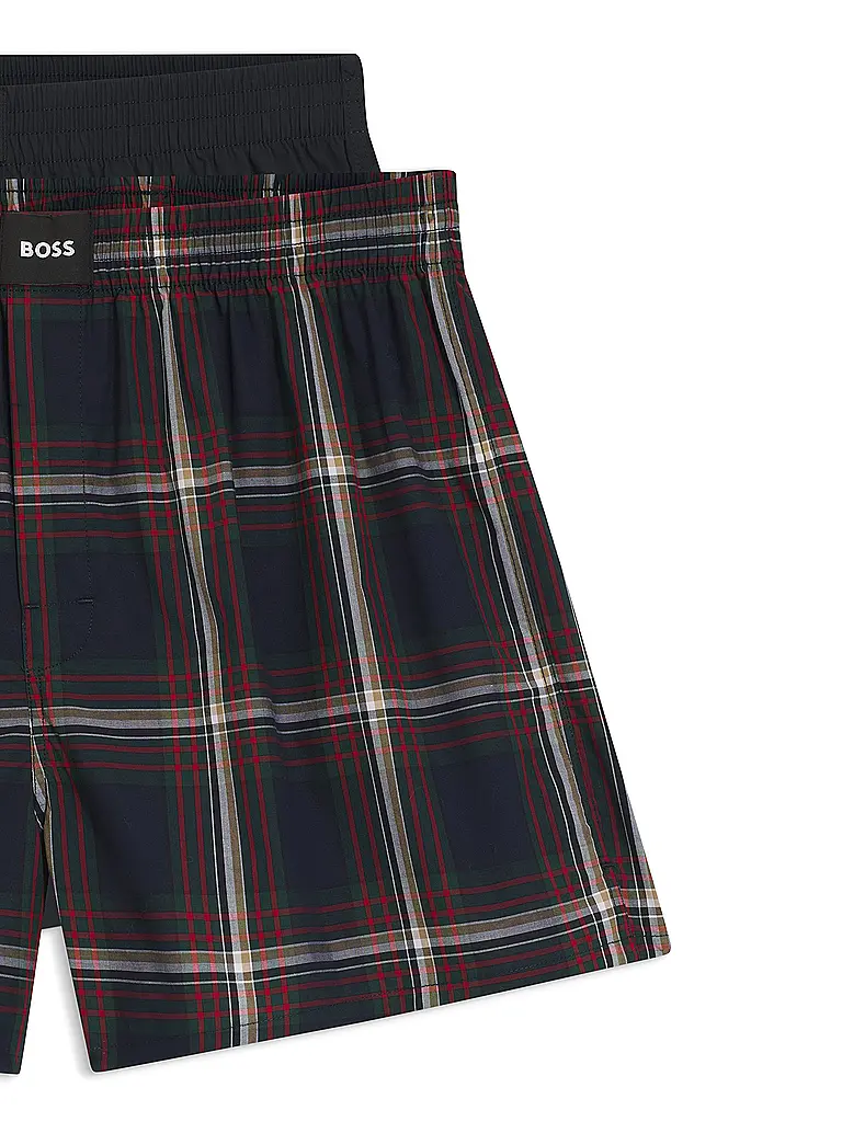 BOSS | Boxershorts lot de 2 open blue | Bleu foncé