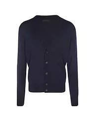 BOSS | Cardigan en cachemire | Bleu foncé