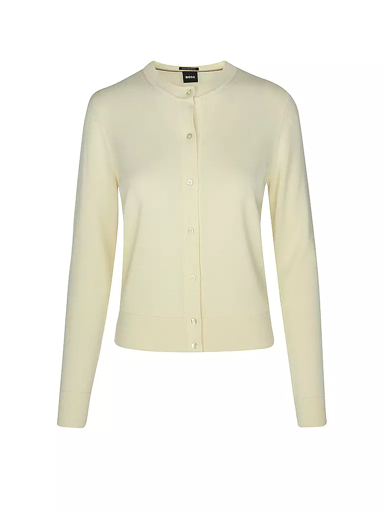 BOSS | Cardigan FADENASI | Jaune