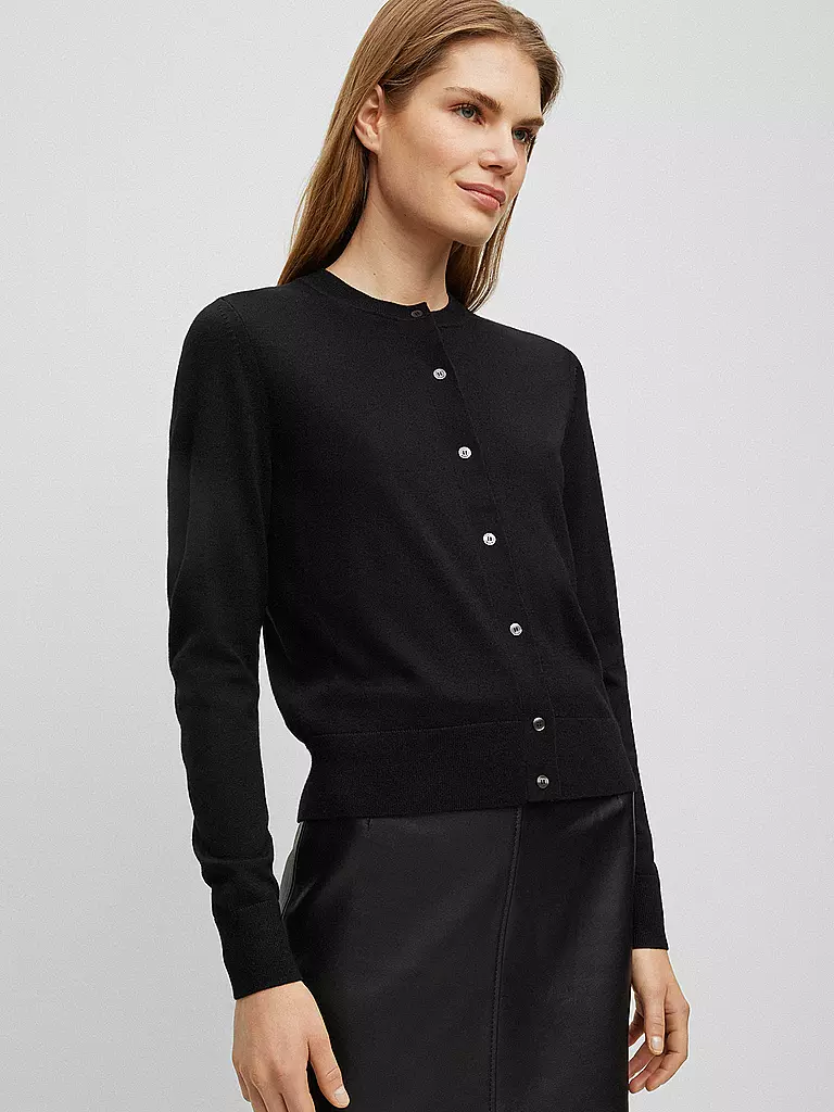 BOSS | Cardigan FADENASI | Noir