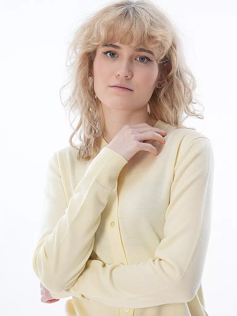 BOSS | Cardigan FADENASI | Jaune