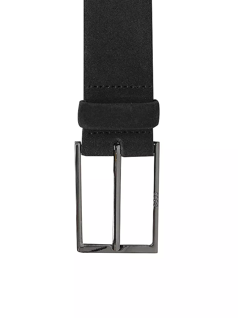 BOSS | Ceinture en cuir CALINDO | Bleu foncé