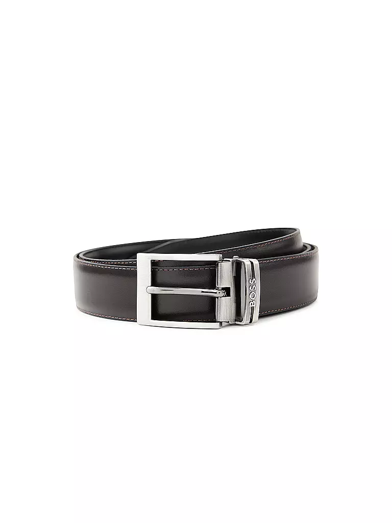 BOSS | Ceinture en cuir GALLIZ | Noir