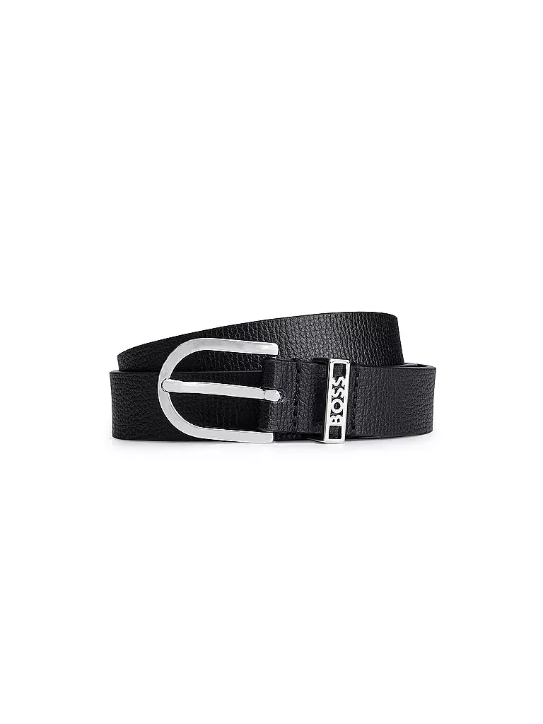 BOSS | Ceinture en cuir | schwarz