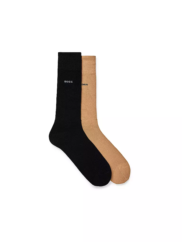 BOSS | Chaussettes, lot de 2, beige moyen | Beige