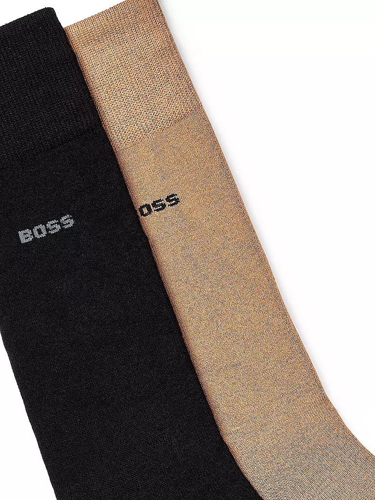 BOSS | Chaussettes, lot de 2, beige moyen | Beige