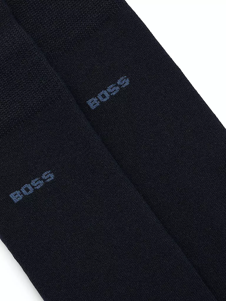 BOSS | Chaussettes, lot de 2, bleu foncé | 