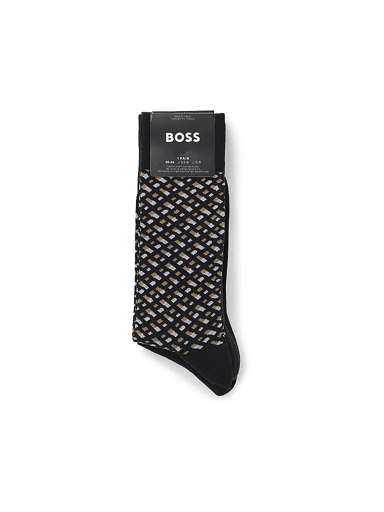 BOSS | Chaussettes, lot de 4, noir |