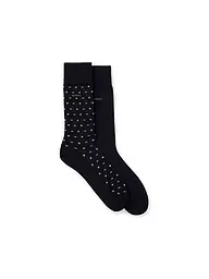 BOSS | Chaussettes lot de 2 beige clair | Bleu foncé