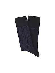 BOSS | Chaussettes lot de 2 noir | Bleu foncé