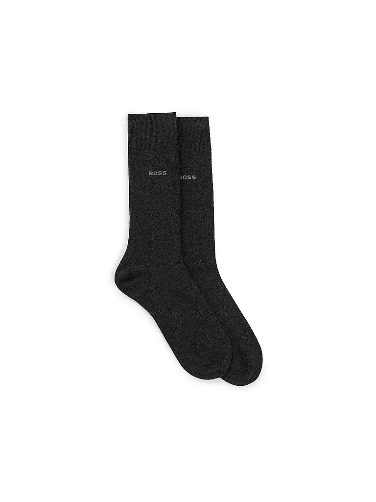 BOSS | Chaussettes lot de 2 charcoal | grau