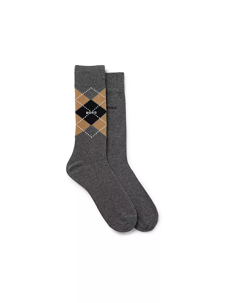 BOSS | Chaussettes lot de 2 gris moyen | grau