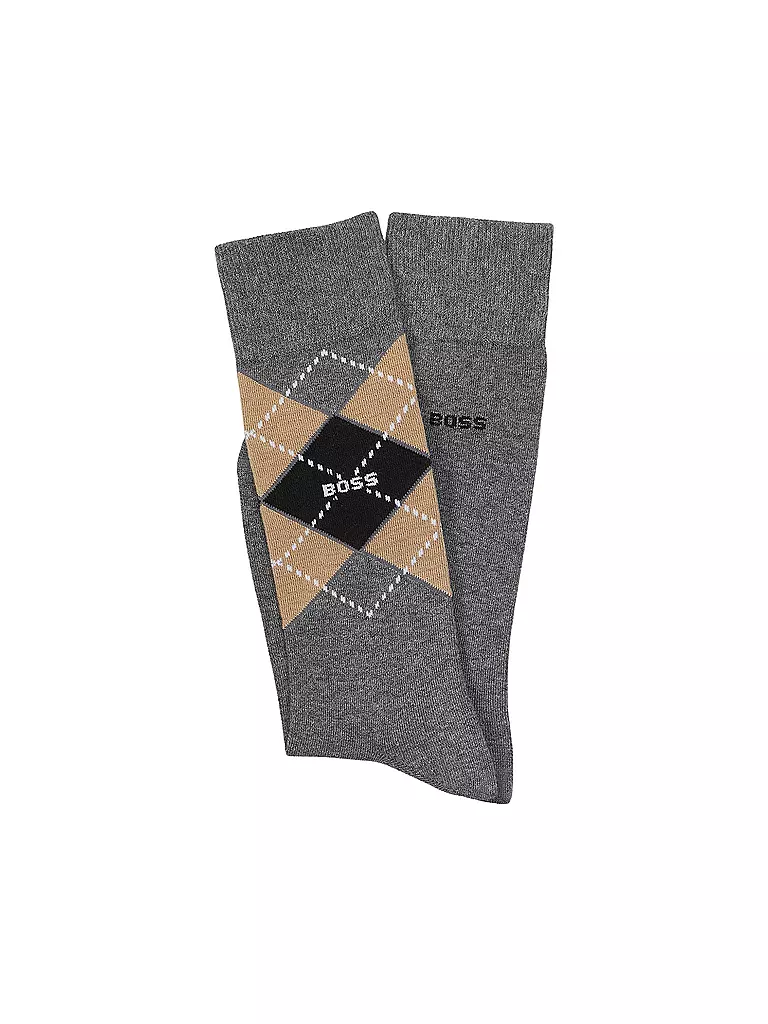 BOSS | Chaussettes lot de 2 gris moyen | grau