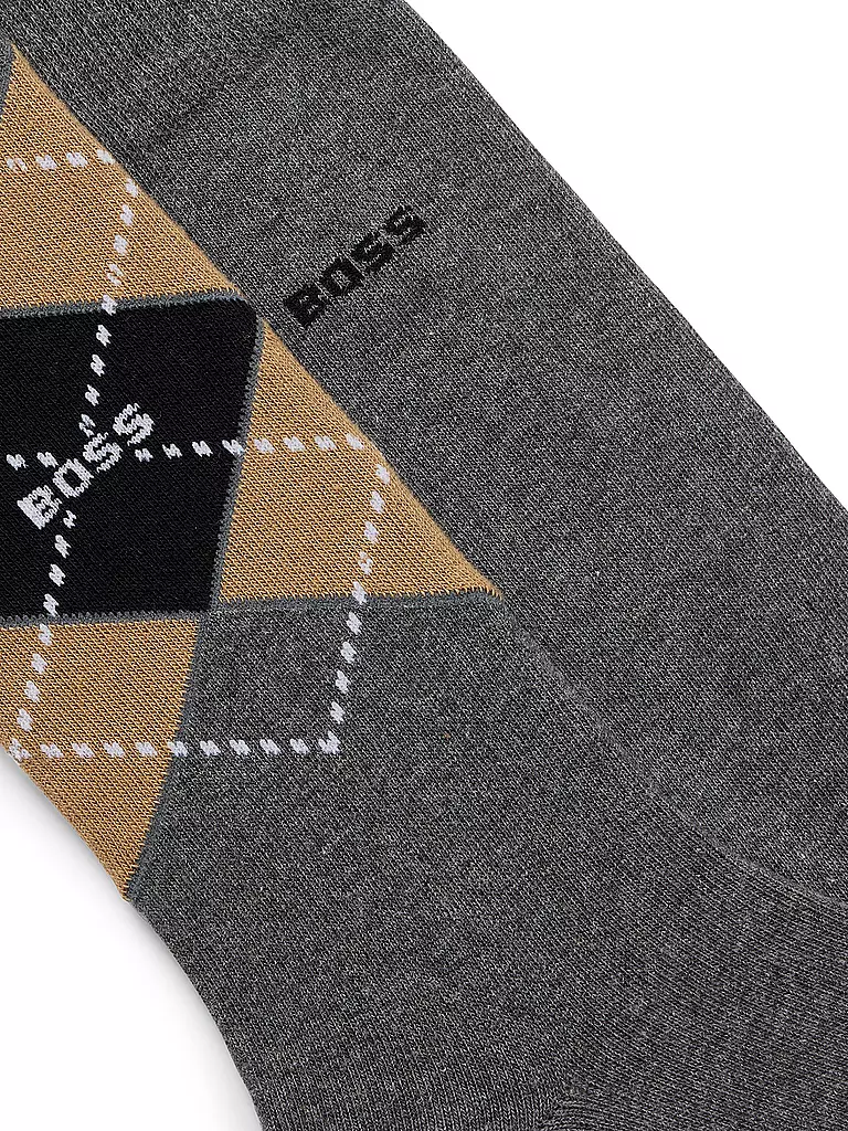 BOSS | Chaussettes lot de 2 gris moyen | 