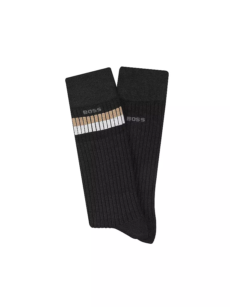 BOSS | Chaussettes lot de 2 noir | Noir