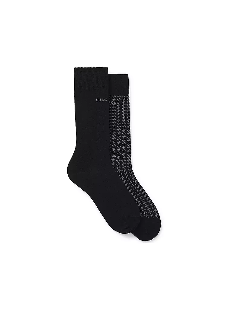 BOSS | Chaussettes lot de 2 noir | Noir