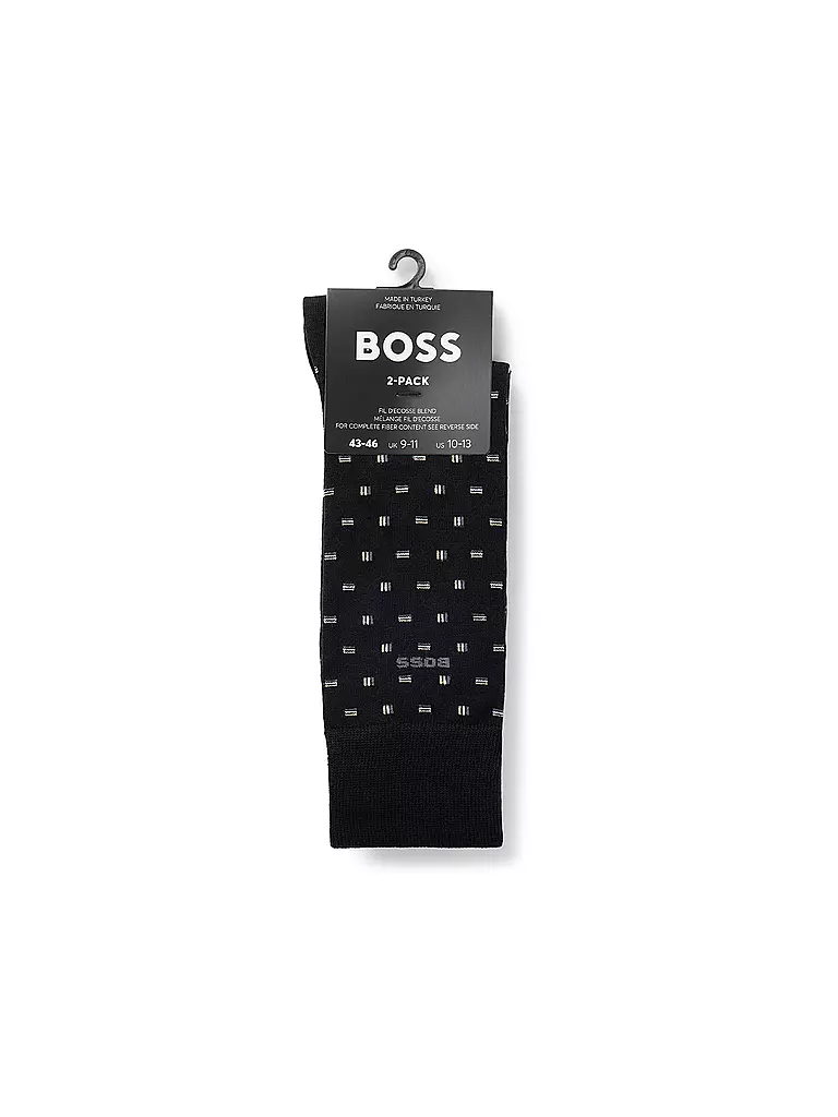 BOSS | Chaussettes lot de 2 noir | schwarz