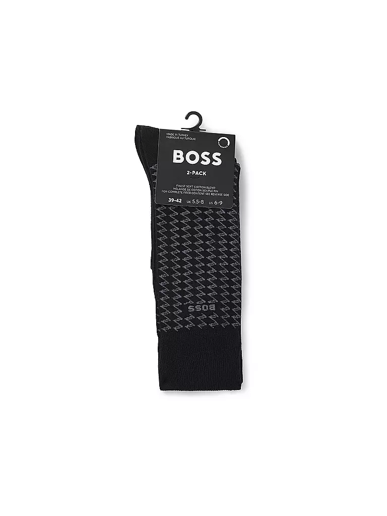 BOSS | Chaussettes lot de 2 noir | Noir
