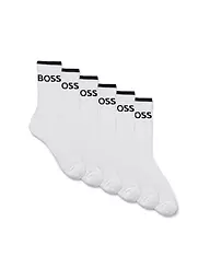 BOSS | Chaussettes lot de 6 blanc | Blanc