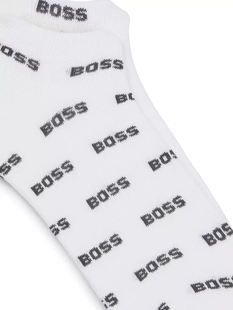 BOSS | Chaussettes sneaker lot de 2 blanc | 