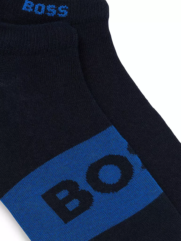 BOSS | Chaussettes sneaker lot de 2 bleu foncé | 