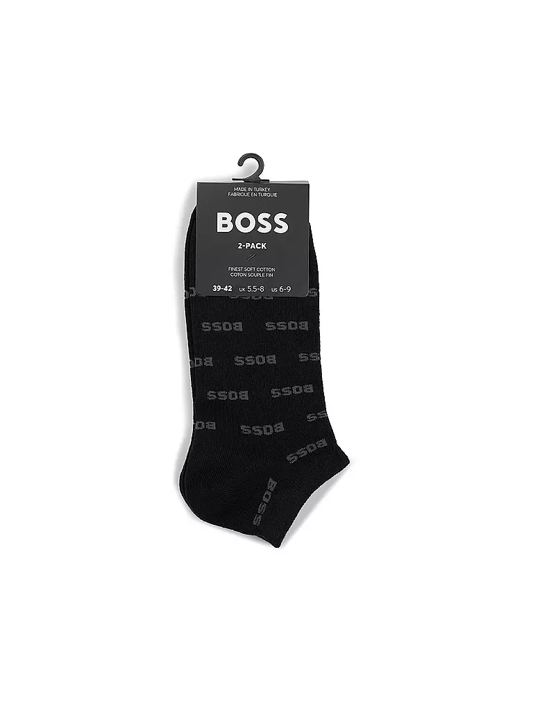 BOSS | Chaussettes sneaker lot de 2 noir | 