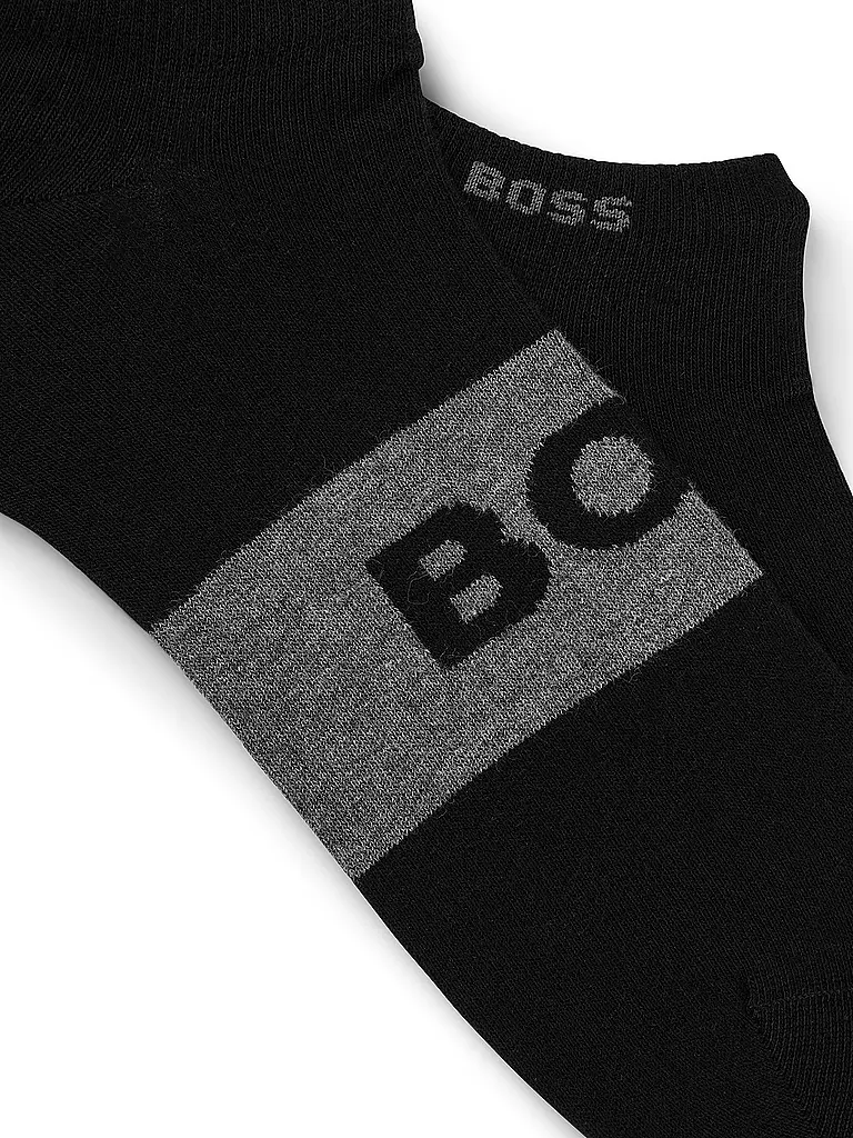 BOSS | Chaussettes sneaker lot de 2 noir |