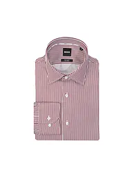 BOSS | Hemd Regular Fit JOE  | Rouge foncé