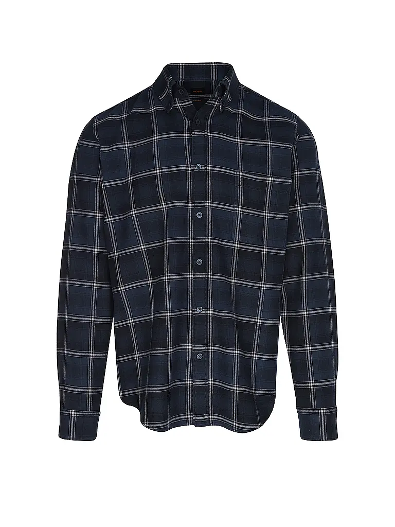 BOSS | Chemise coupe droite RICKERT_M | Bleu