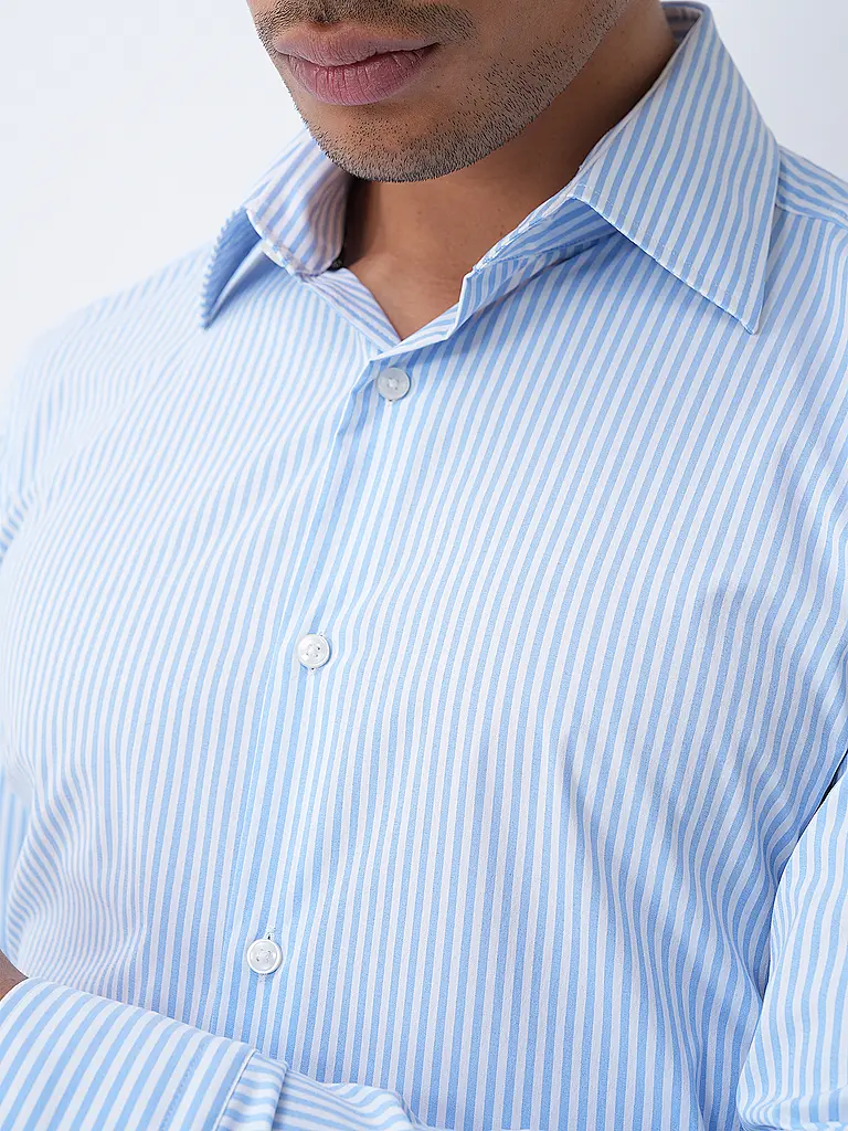 BOSS | Chemise coupe slim HANK | hellblau