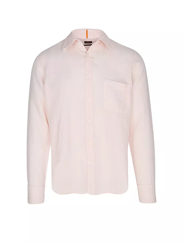 BOSS | Chemise en lin coupe droite RELEGANT | rosa