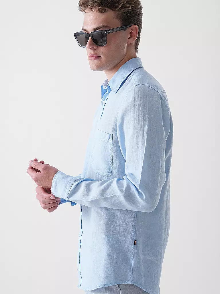 BOSS | Chemise en lin coupe droite RELEGANT | 