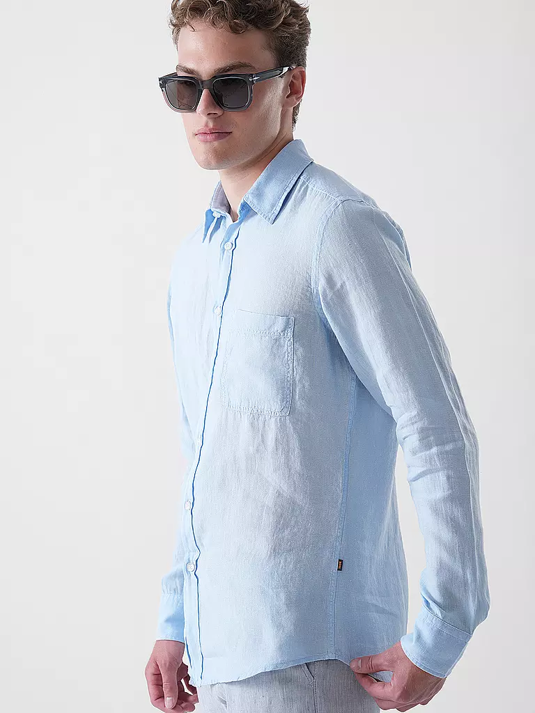 BOSS | Chemise en lin coupe droite RELEGANT | 