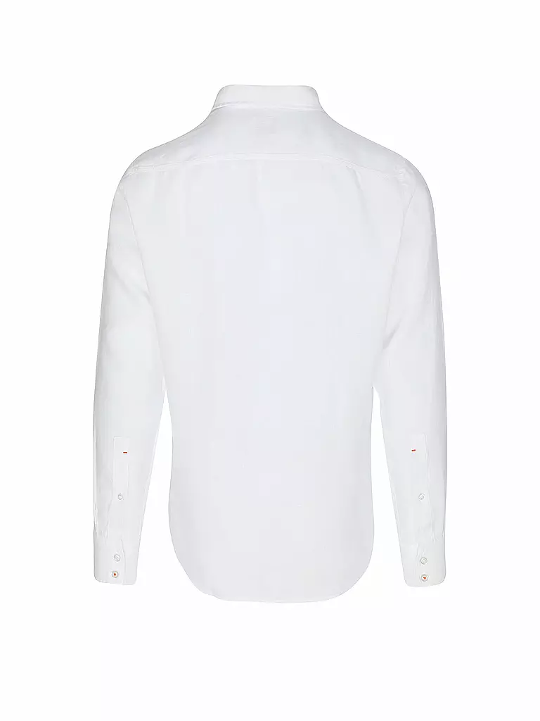 BOSS | Chemise en lin coupe droite RELEGANT | Blanc