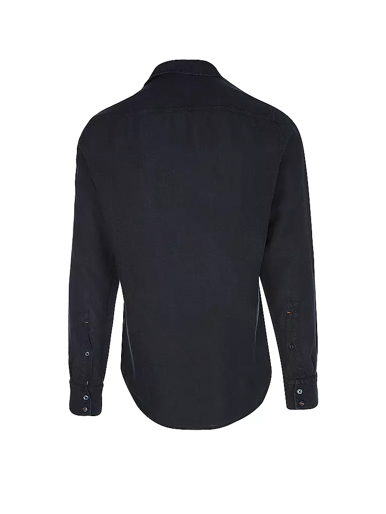 BOSS | Chemise en lin coupe Regular RELEGANT | Bleu