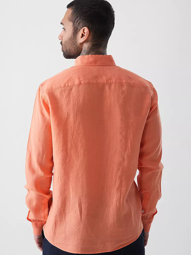 BOSS | Chemise en lin coupe slim H-ROAN | 