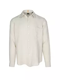 BOSS | Chemise en lin coupe Regular RELEGANT | Beige