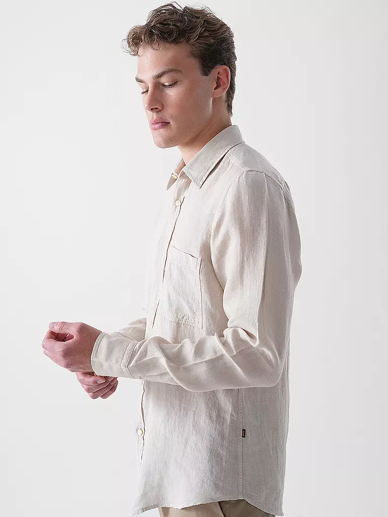 BOSS | Chemise en lin Regular Fit RELEGANT | 