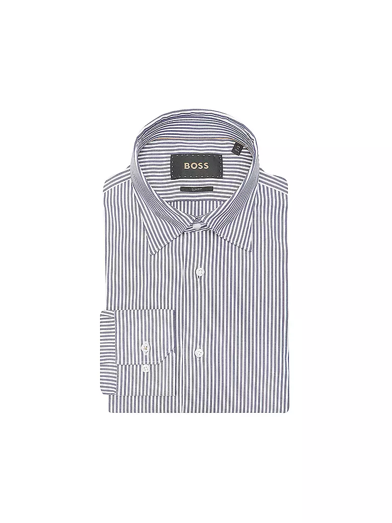 BOSS | Chemise Regular Fit L-HAYS | Bleu foncé