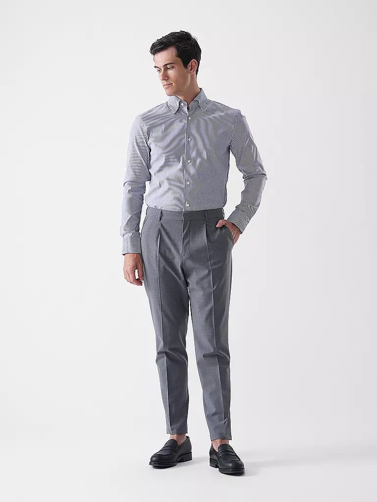 BOSS | Chemise Regular Fit L-HAYS | Bleu foncé